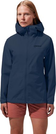 Berghaus Funktionsjacke BERGHAUS W DELUGE PRO 3.0 JKT, Damen, Gr. XXL, hale navy, Obermaterial: 100% Polyester, Jacken Funktionsjacke, wasserdichtes Hydroshell