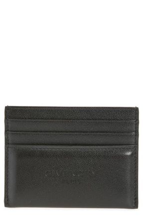 Givenchy Antigona Stamped Padded Card Holder in Black at Nordstrom