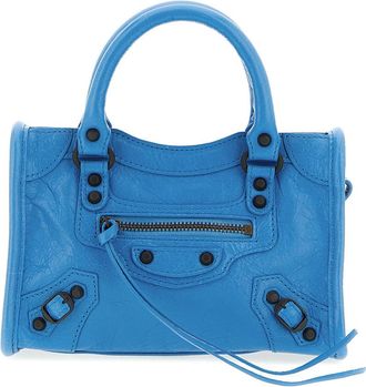 Balenciaga Light Blue Le City Nano Satchel