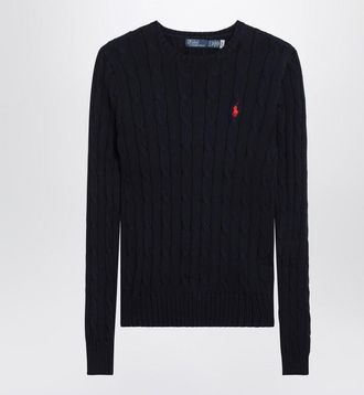 Polo Ralph Lauren Navy Cable-Knit Sweater