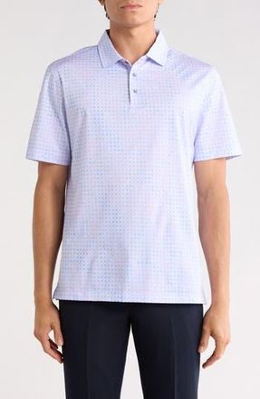 Bugatchi Box Stretch Cotton Knit Polo in Lilac at Nordstrom Rack, Size Xxx-Large