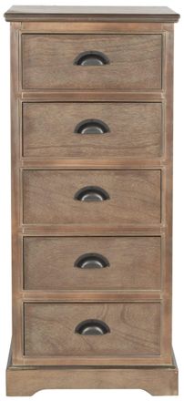 Safavieh Muebles de almacenaje madera de pino de gris