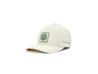 Black Clover Boxed In Luck 8 Adjustable Hat Baseball Caps Cream/Olive, Polyester