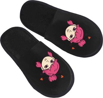 Generic Cotton Slippers Sagittarius Character Horoscope With Mute Sole Shoes Cotton Sliders For Bedroom Big Kid Home L