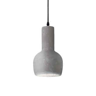 Netlighting Oil 1 Light Ceiling Pendant Cement Grey E27