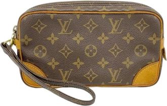 Louis Vuitton Pre-owned Clutches, female, Brown, Size: ONE SIZE Pre-owned Vintage Clutch