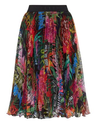 Philipp Plein Long Skirt Jungle Rock