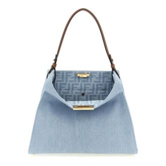 Fendi Dames, Tassen, Blauw, Maat: ONE Size