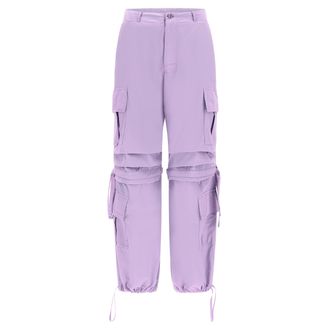 Freddy Pantaloni cargo con doppie tasche e coulisse intermedia