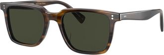 Oliver Peoples Lachman Sun Zonnebril - Heren - Zonnebrillen - Bruin - 50 MM - Accessoires