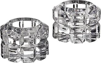 Godinger Diamante Votive Holder Pair