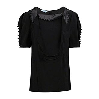 Prada Blusa - Dames - Blouses & Shirts - Zwart - Maat: S