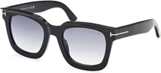 Tom Ford Klassieke Zwarte Zonnebril - unisex - Zonnebrillen - Zwart - 52 MM - Accessoires