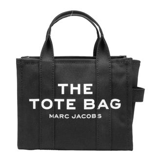 Marc Jacobs Canvas Kleine Tote Tas - Dames - Shoppers - Zwart - ONE Size - Katoen - Tassen