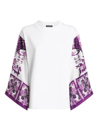 Dolce & Gabbana Majolica-printblouse