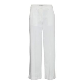 Ichi Pantalones Ihkate SUS Office Wide DE Ichi - Trousers - Mujer - Blanco - 2XL