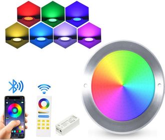 OEM Luz Subacu&aacute;tica Ultrafina Para Piscina De Acero Inoxidable 304, Compatible Con La Aplicaci&oacute;n Graffiti, Resistente Al Agua Ip68, Iluminaci&oacute;n Rgb Sincro