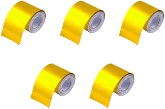 OEM Adecuado Para 5 Cintas Reflectantes Doradas De Aislamiento T&eacute;rmico, Reflectores De Aislamiento T&eacute;rmico Para Entradas De Aire, Capa Autoadhesiva De Ais