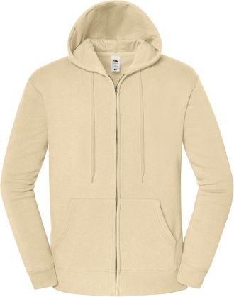 Fruit Of The Loom Fruit of the Loom Heren Iconic Premium Hoodie (Desert Sand)