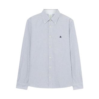 Brooks Brothers Slim Fit Oxford Shirt with Button Down Collar - male - Brooks Brothers - Casual Shirts - Blue - 2XL - Shirts