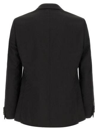 Pal Zileri Wool and Satin Pant Suit - Black