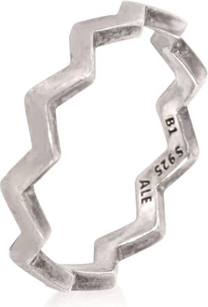 Pandora Polished Zigzag Ring In Sterling Silver, Size 54 (US 7)
