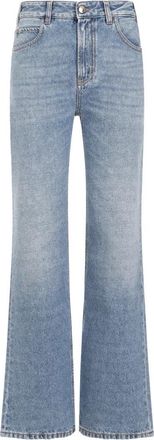 Chlo&eacute; Distressed Boyfriend Jeans - Dames - Bootcut Jeans - Blauw - W27 - Katoen - Jeans