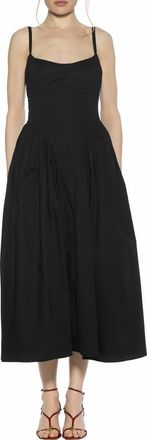 Alexia Admor Thalassa Midi Dress in Black at Nordstrom Rack, Size 12