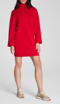 Spanx AirEssentials Turtleneck Long Sleeve Minidress in Spanx Red at Nordstrom Rack, Size X-Large
