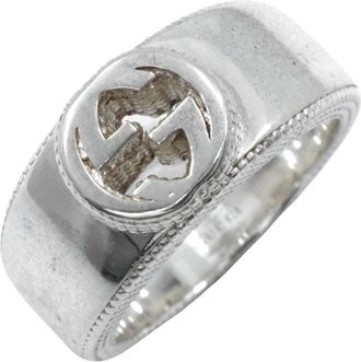 Gucci Silver 925 Band Ring (Pre-Owned)