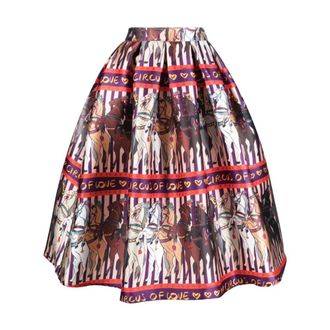 Alessandro Enriquez Rokken, Dames, Veelkleurig, S, Leer, Pholylove Midi Rok