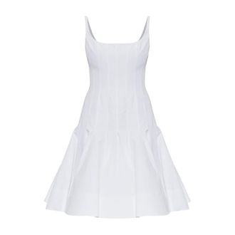 Jacquemus Dames, Jurken, Wit, Maat: XS Katoen