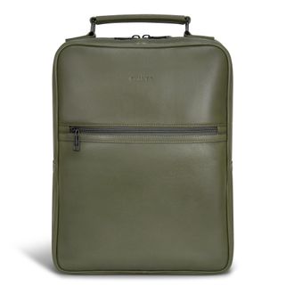 Champs Luggage Onyx / Leather Compact Backpack
