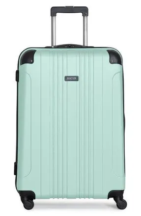 Kenneth Cole Out of Bounds 28 Inch Checked Suitcase in Mint at Nordstrom Rack