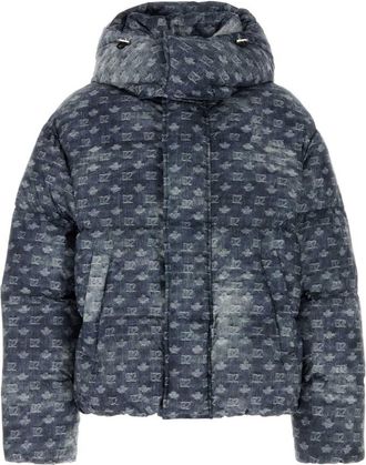 Dsquared2 Blue Hooded Down Jacket