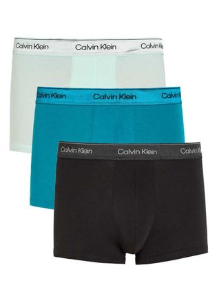 Calvin Klein Icon Metallic Stretch-cotton Trunks - set of Three - Multicoloured - XL