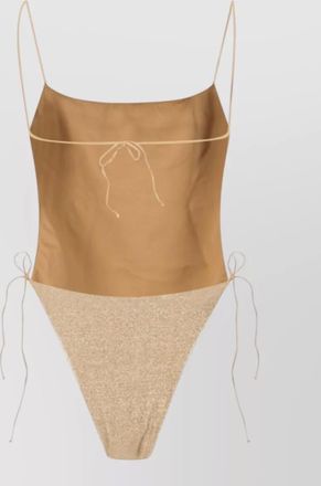Os&eacute;ree lingerie coverups high cut scoop back