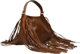N&uacute;noo Tassen, Dames, Bruin, ONE Size, Betty Fringe River Schoudertas