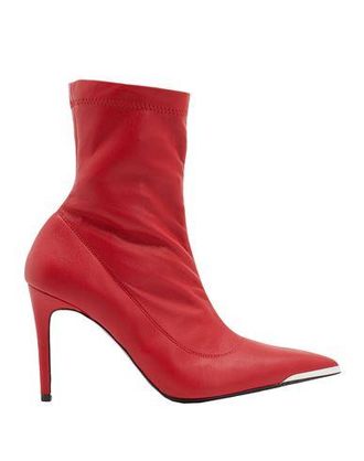 8 by YOOX STRETCH POINTY-DETAIL ANKLE BOOTS