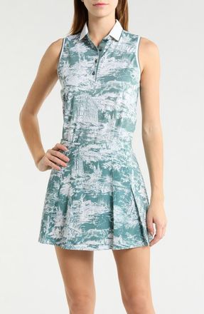 Greyson Huntress Toile Print Polo in Marsh at Nordstrom, Size X-Large