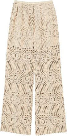 Twin-Set Pantaloni a gamba ampia - Toni neutri