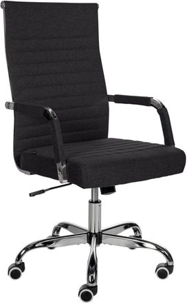 Clp Silla de oficina giratoria regulable en Tela Negro