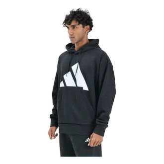 adidas Hoodies & sweatvesten, Heren, Zwart, L, Essentials Big Logo French Terry Hoodie