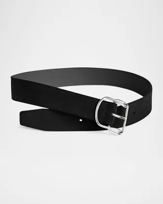 Toteme Swirl Suede Belt
