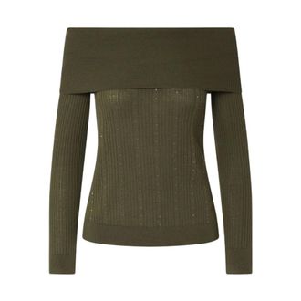 Liu Jo Dames, Truien, Groen, Maat: XS Wol