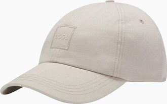 HUGO BOSS Mens Boss Orange DERREL CAP LIGHT GREY - Size: 1 size