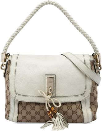Gucci Pre-owned Gucci GG Canvas Bella Flap Satchel Ladies CPH0OBA7EW7T5TRH