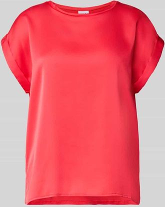 Vila T-Shirt mit Rundhalsausschnitt Modell ELLETTE in Rot, Gr&ouml;&szlig;e 34