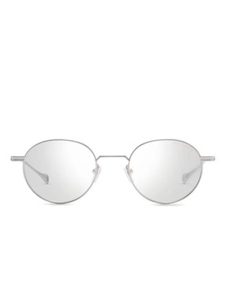 Dita Eyewear Lancier round-frame glasses - men - Titanium - 49 - Silver