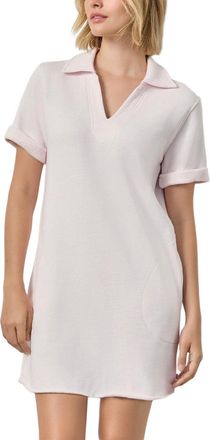 Lilla P Raw Hem Terry Dress